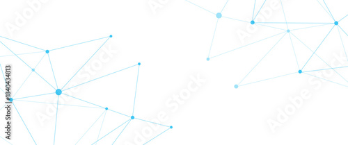 Vector new style abstract minimalist lines and dots technology pattern geometric background	