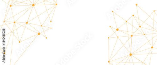 Vector technology pattern geometric digital web or neural network background