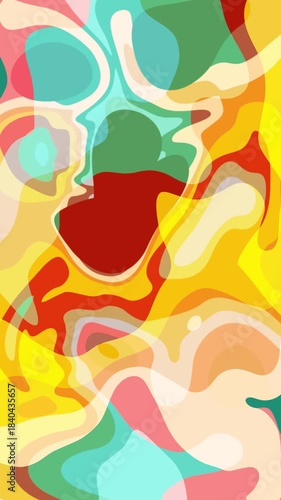 Vertical colorful abstract motion background
