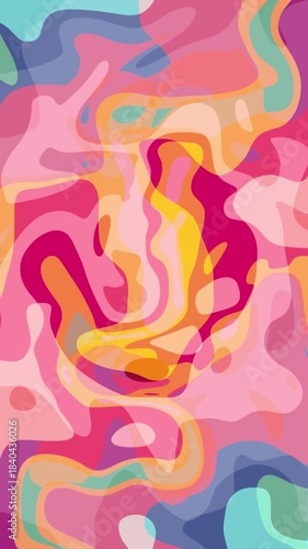 Vertical colorful abstract motion background
