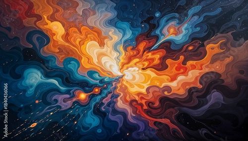 Cosmic Burst of Colors