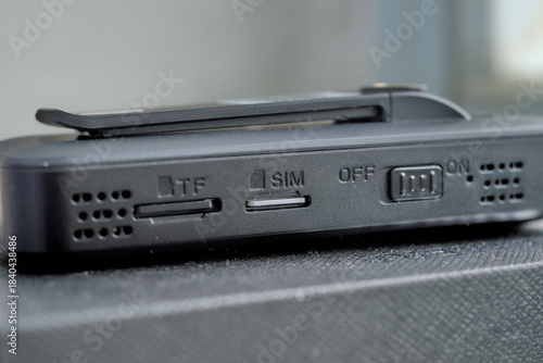 Photo of side surface of HD body camera