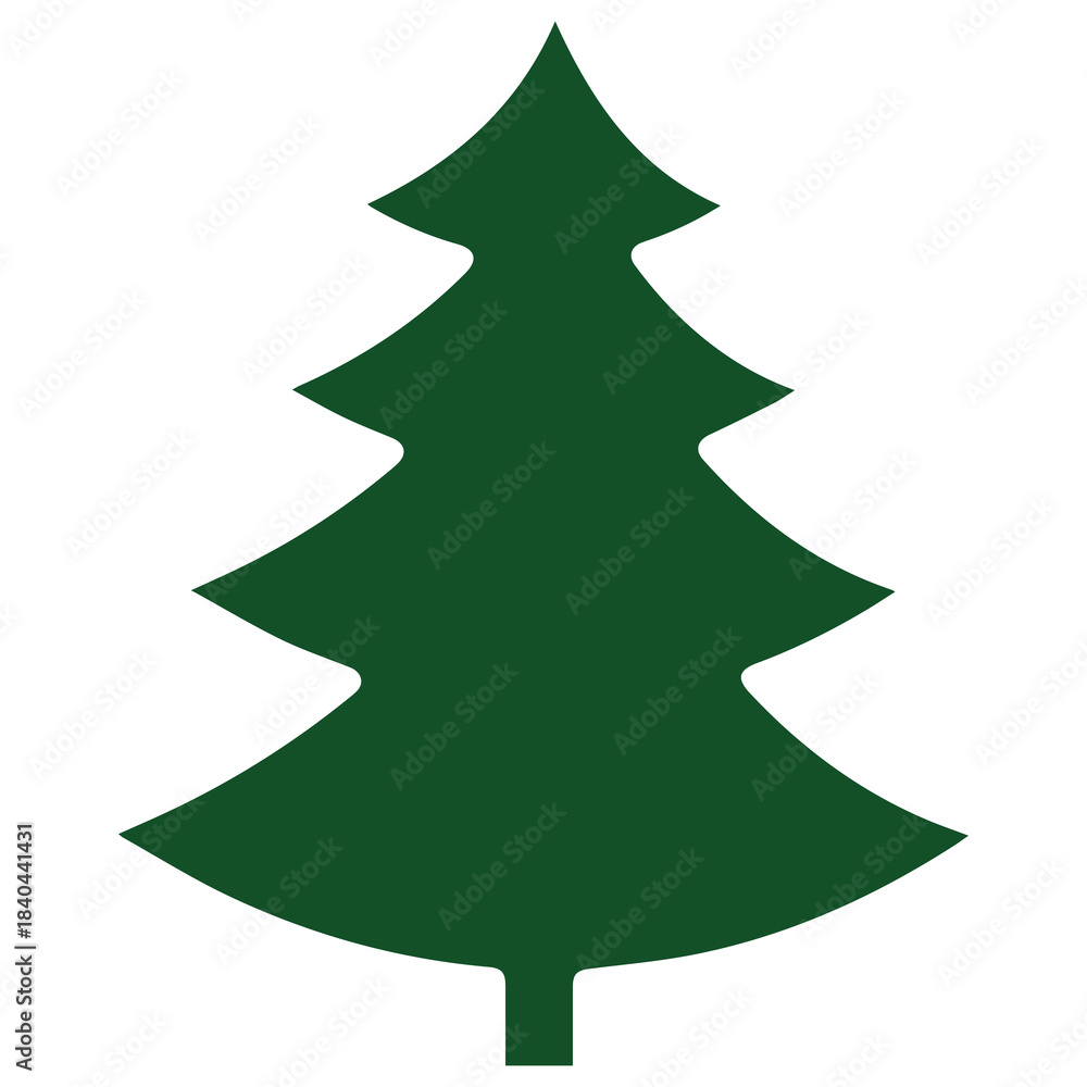 Fototapeta premium A colorful Christmas tree design