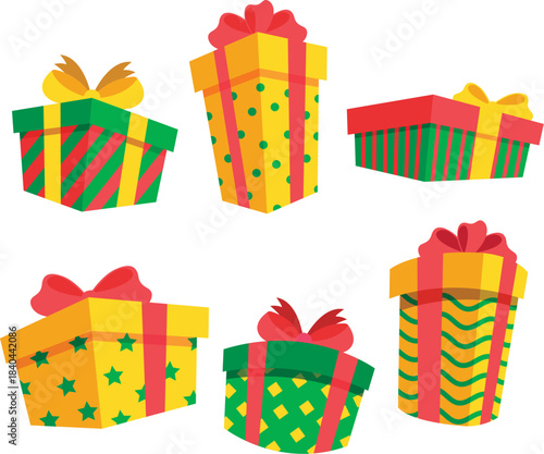 Hand drawn Christmas gift collection