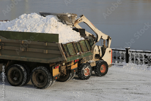 mechanized snow removal and snow disposal