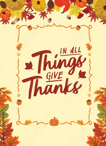 Thanksgiving card eps file, Thanksgiving Day