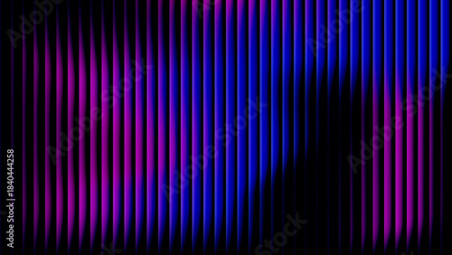 Neon Wave Vertical Stripes, Abstract Synthwave Background.