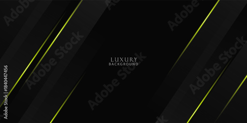 A black background with thin lines that curve diagonally to the right and left. These lines are gold and white, with brilliant shine and gradients, creating a luxurious feel.