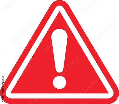 Warning, attention, caution sign. warning danger icon. Caution alarm alert set, triangle warn sign , attention vector icon. warning danger icon. Warning sign with exclamation mark.