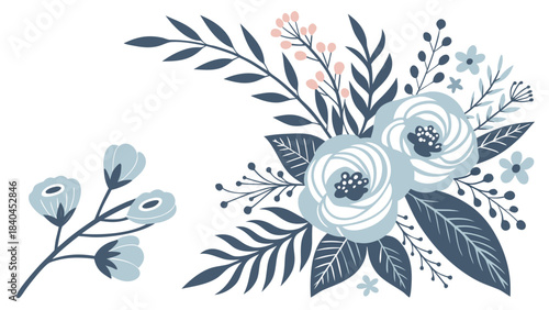 abstract floral design
