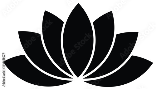 Water Lily or Lotus illustration design 