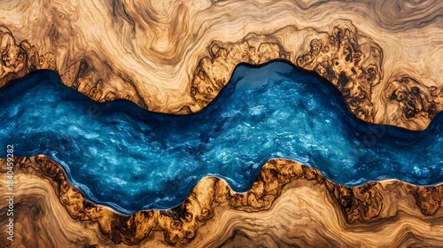 Modern Artistic Furniture Texture with Resin