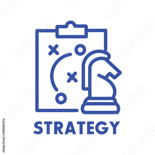 Business Strategy, Planning, and Financial Tactic Icon