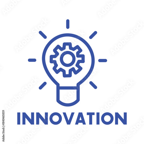 Business Innovation, Idea Generation, and Strategy Line Icon