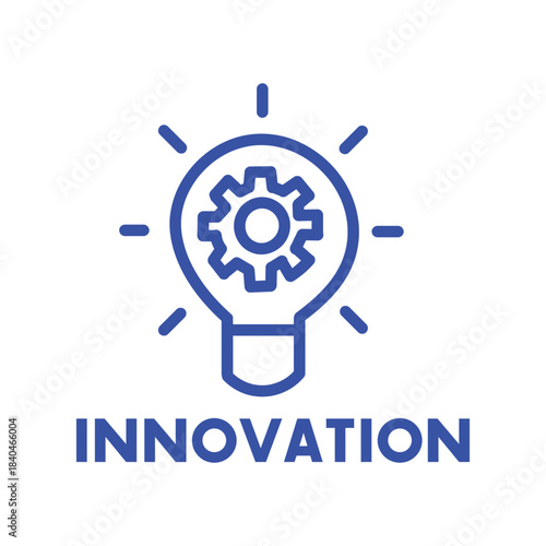 Business Innovation, Idea Generation, and Strategy Line Icon