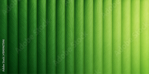 Green striped bamboo pattern: a bright natural background of lines and fresh leaves in a macro closeup design