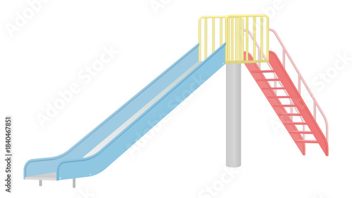 ちょっと斜めから見た滑り台