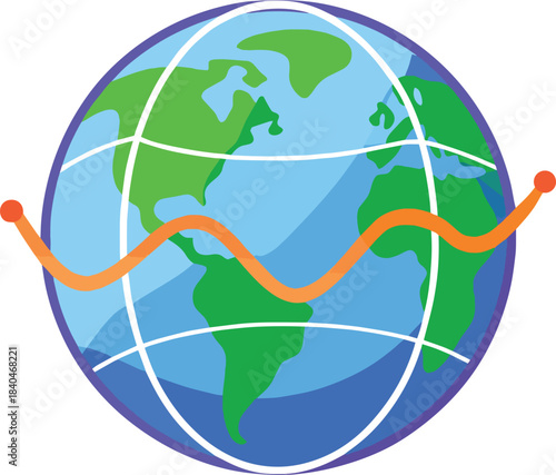 Elegant black and white illustration of two christmas bells with a decorative bow