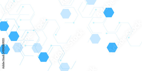  Abstract geometric blue texture technology background blue hexagon 3D background texture.