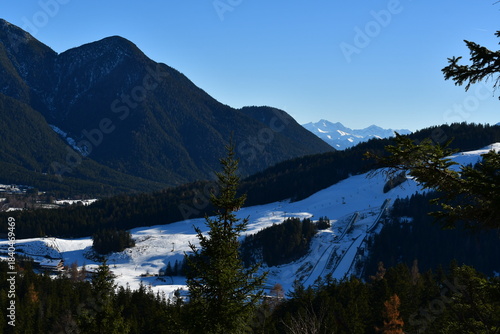 Schöne Landschaft bei Seefeld in Tirol