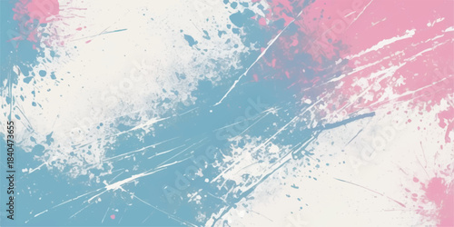 A grunge abstract texture backdrop with paint splashes and a vintage watercolor paper pattern