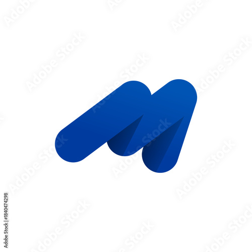 Modern Colorful Letter M Logo Design – Creative Simple Monogram Branding Symbol for Business, Startup, and Company Identity