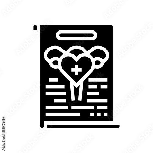 reproductive rights glyph icon vector illustration