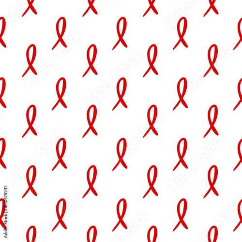 Awareness ribbon seamless pattern background. Concept for  AIDS-related cancer, childhood, minority, and maternal mental health, achalasia, depression, lyme disease. Print for  card poster banner ad