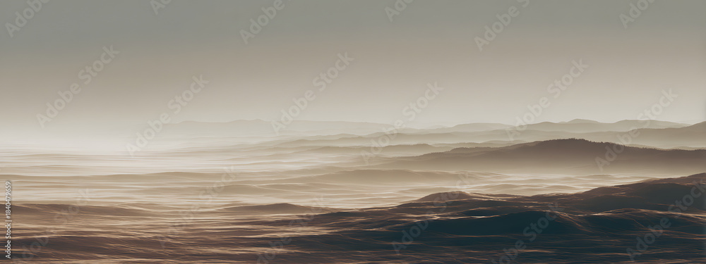 Fototapeta premium Dust Fog Horizon