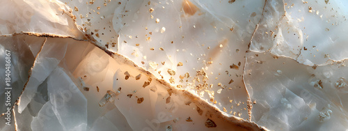 Subsurface Quartz Glow Fracture
