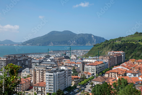 saint jean de luz city skyline in spain