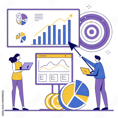 Business analytics and strategy with data visualization