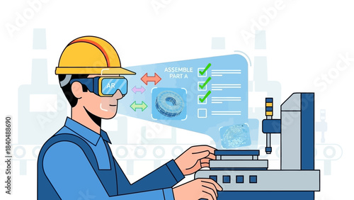 innovative digital manufacturing process with augmented reality integration