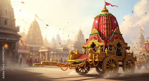 Wallpaper Mural jagannath rath yatra, makar sankranti, diwali, lohri indian traditional festival background Torontodigital.ca