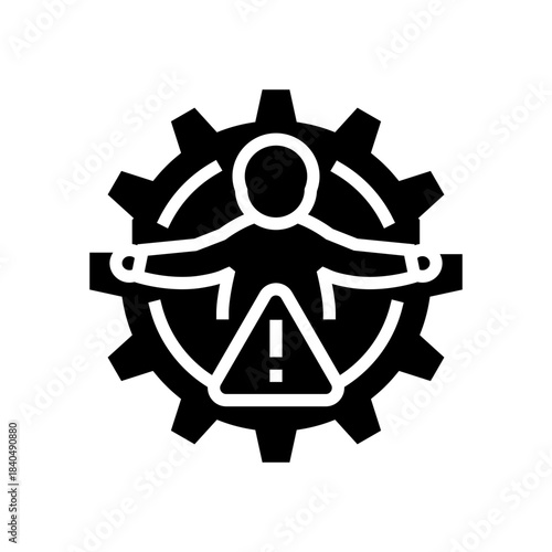 birth defects glyph icon vector illustration