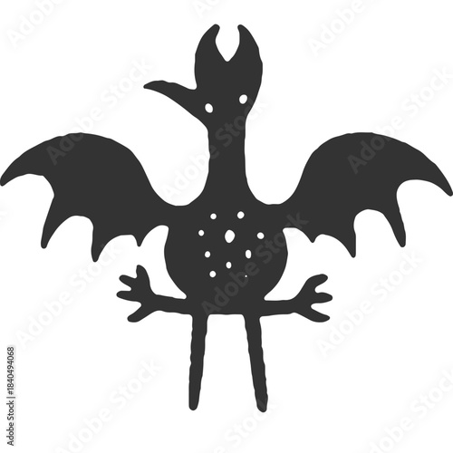 Under the Eye Vintage Illustration Vector