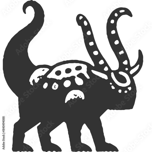 Under the Eye Vintage Illustration Vector