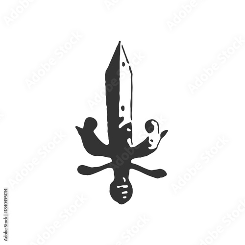 No Man’s Land Vintage Illustration Vector