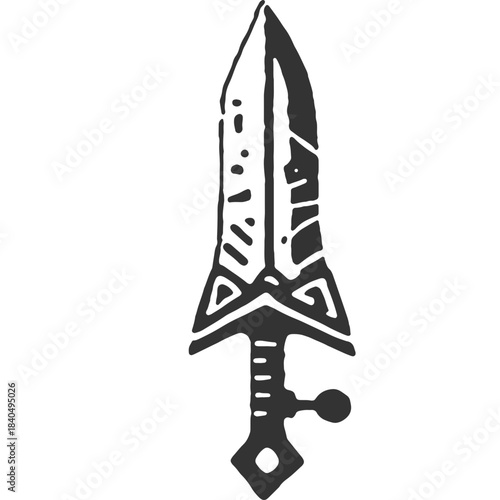 No Man’s Land Vintage Illustration Vector