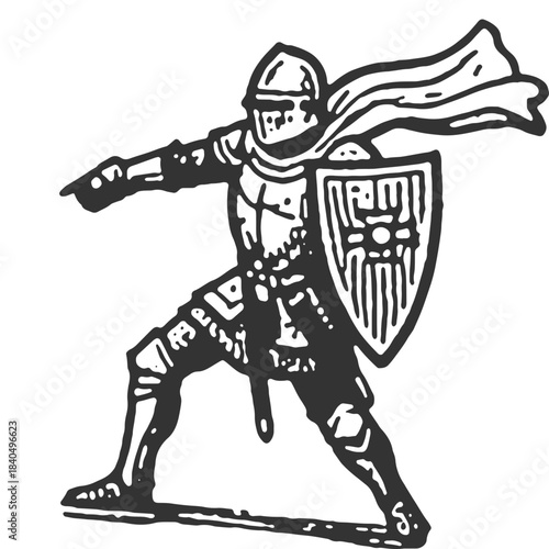 No Surrender Vintage Illustration Vector