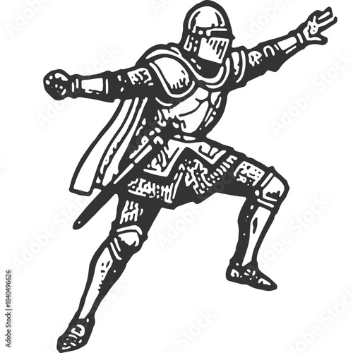 No Surrender Vintage Illustration Vector