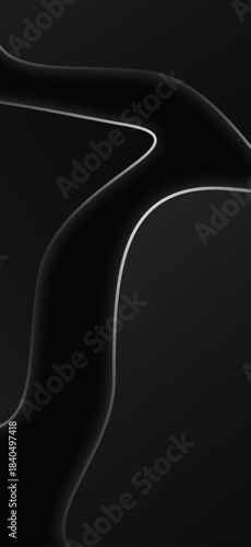 Abstract mobile phone wallpaper in glassy effect, background design vector