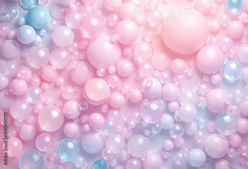 Abstract bubbly texture, pastel hues, seamless repeat, seamless, delicate