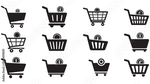Retail Checkout Cart with Coin for Point of Sale and Microtransactions