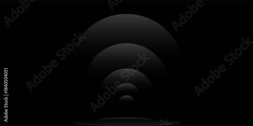 sensor waves set icon on grid transparent, ripple white color, sound wave light effect, radar and sonar digital technology, vector illustration