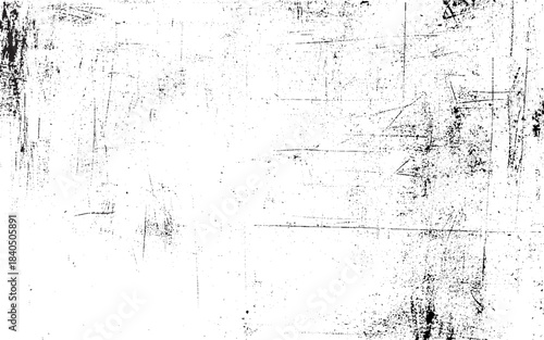 Vintage dirty grunge scan paper texture. Distressed background. Vintage scratched glitch effect for design. Monochrome retro grunge texture illustration. Dust overlay textured. Grain noise