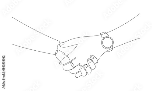 Handshake Agreement Business Partnership Concept