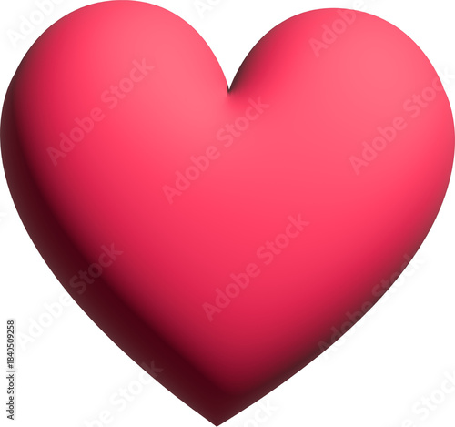 Free Download red heart isolated - GFXLoad