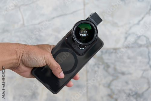 Mobile phone extra external lense for smartphone