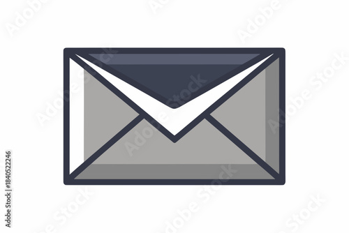 Email envelope icon illustration